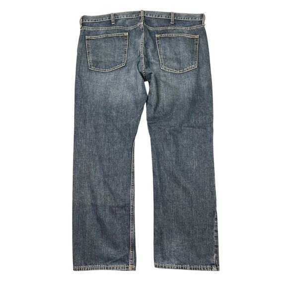 Old Navy Slim Fit Straight Leg Denim Jeans Dark Wash Mens 42x30 - Picture 2 of 6